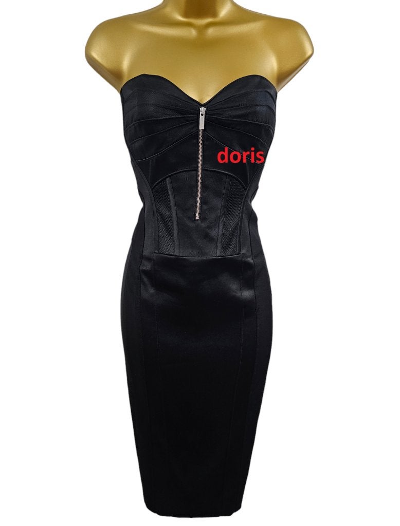 korset jurk Karen Millen maat 10/38, Kleding | Dames, Maat 38/40 (M), Karen Millen, Zwart, Ophalen of Verzenden