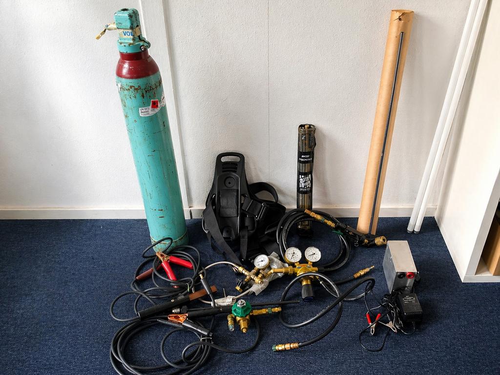 acetyleenfles vol  Snijset Thermische Lans Set Professioneel, Ophalen of Verzenden, Nieuw, 250 ampère of meer, Elektroden
