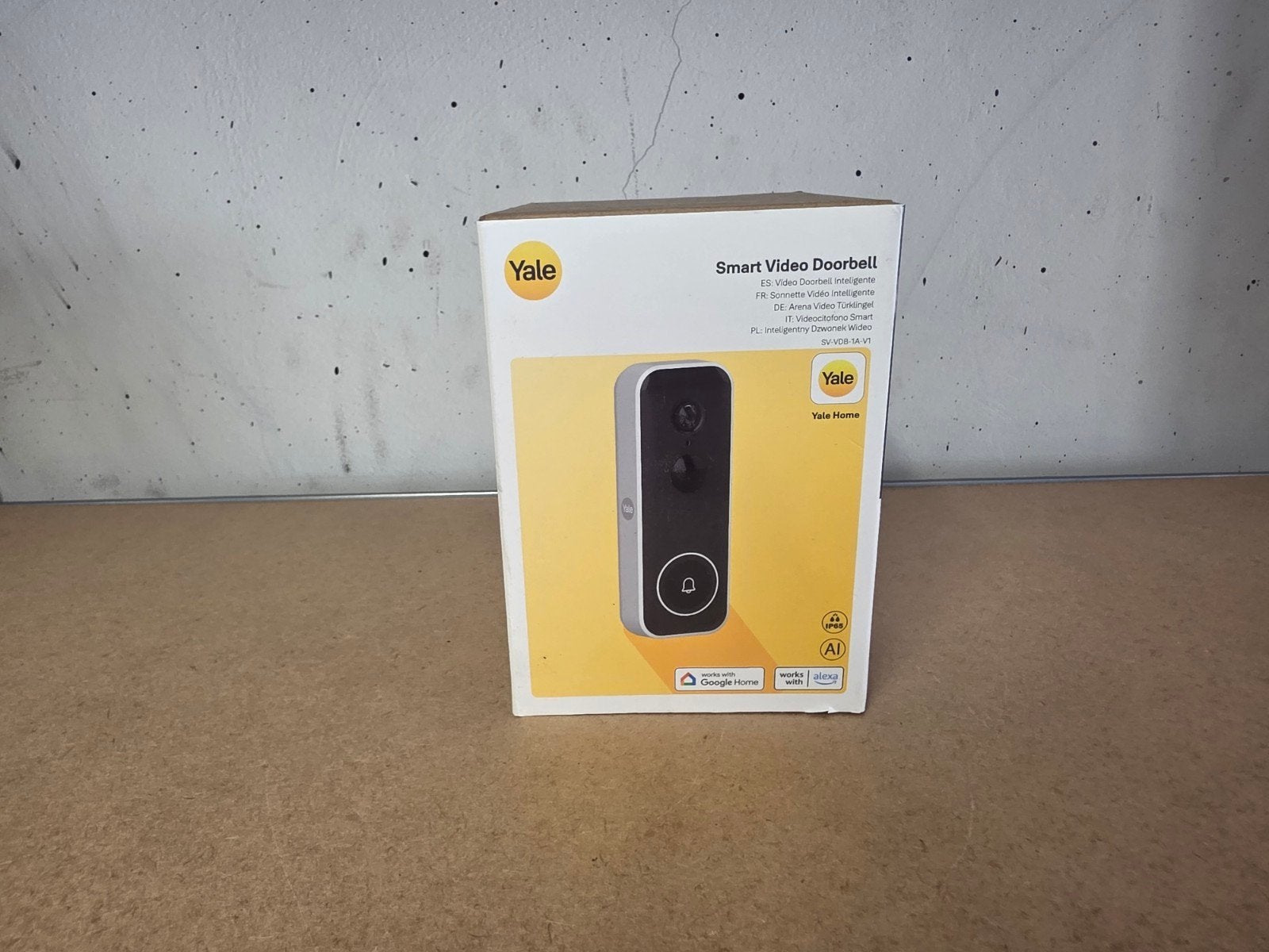 Yale Smart Video Deurbel - Nieuw in doos, Ophalen of Verzenden, Bewegingsdetectiesensor, Nieuw, Draadloos