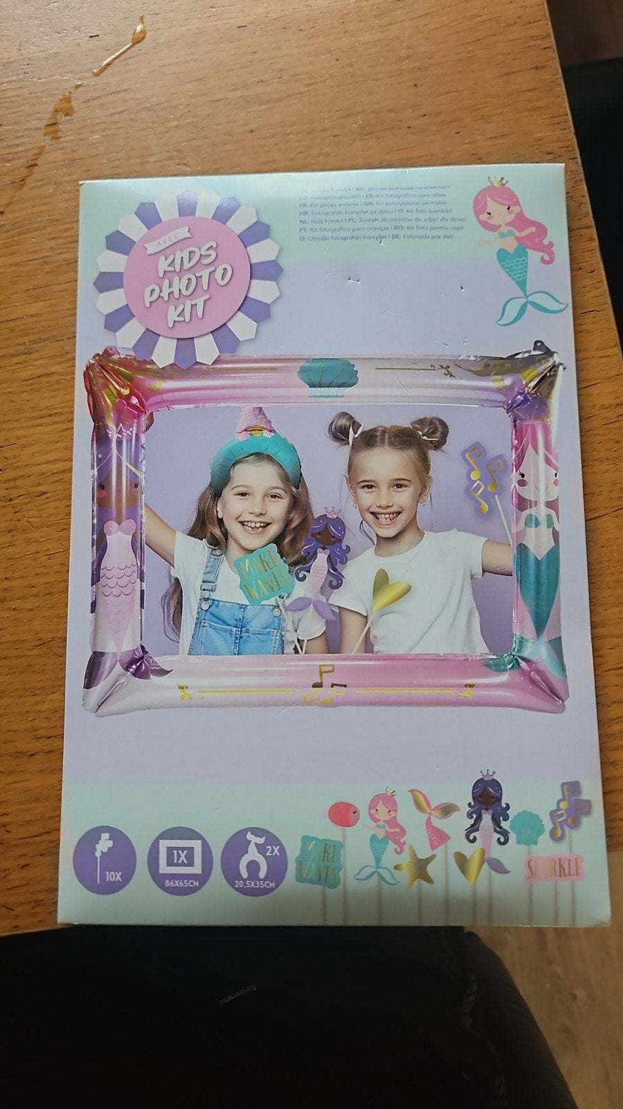 Kids Photo Kit Zeemeermin Thema - Feestartikelen, Ophalen of Verzenden