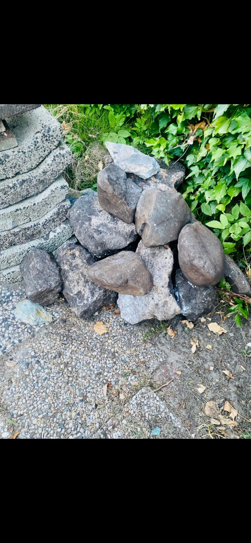 Diverse decoratieve rotsen en keien voor tuin of vijver, Tuin en Terras, Ophalen, Overige materialen, Gebruikt, Kei