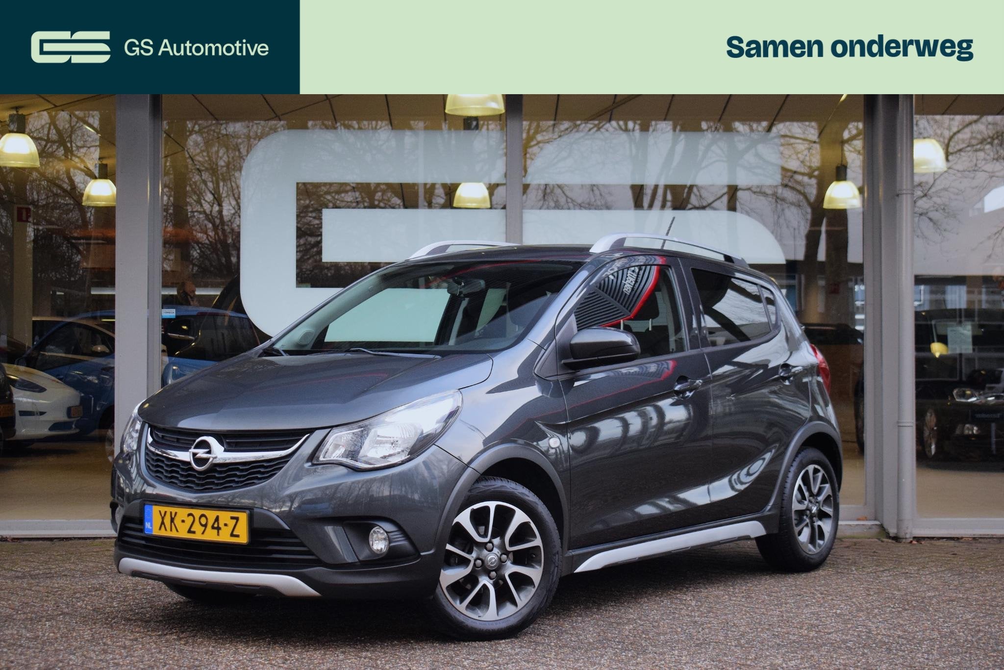 Opel KARL 1.0 Rocks Online Edition NAV|DAB|PDC|CRUIS|CARPLAY, Voorwielaandrijving, 839 kg, Stof, Gebruikt