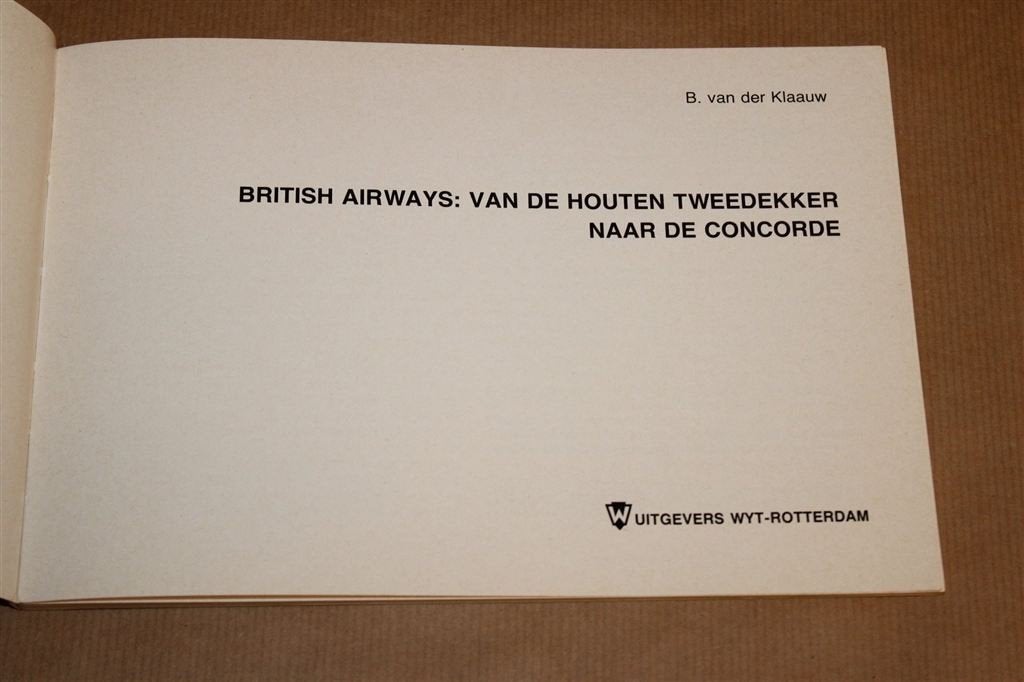 British Airways — Van Tweedekker tot Concorde, Luchtvaart, Gebruikt, Schaalmodel, -, -