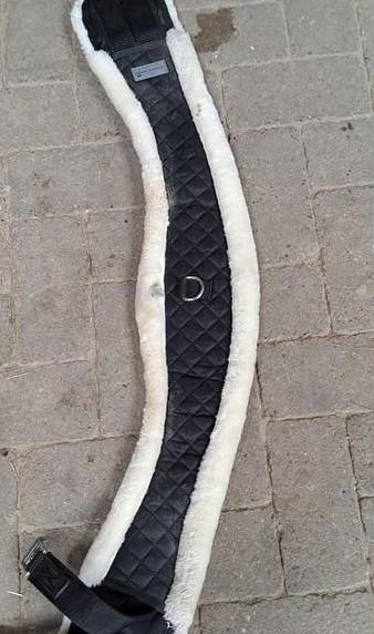 Mooie zgan bonte half moon singel 125cm, Dieren en Toebehoren, Ophalen, Zo goed als nieuw, Dressuur