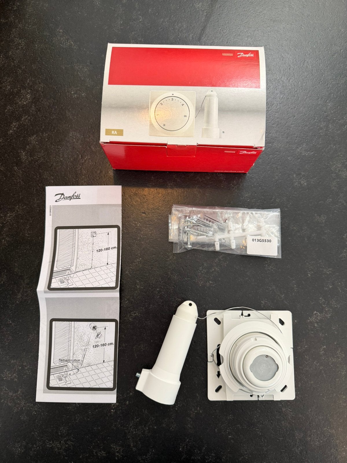 Danfoss RA 5060 thermostartknop 2m binnenwerk, Ophalen of Verzenden, Nieuw