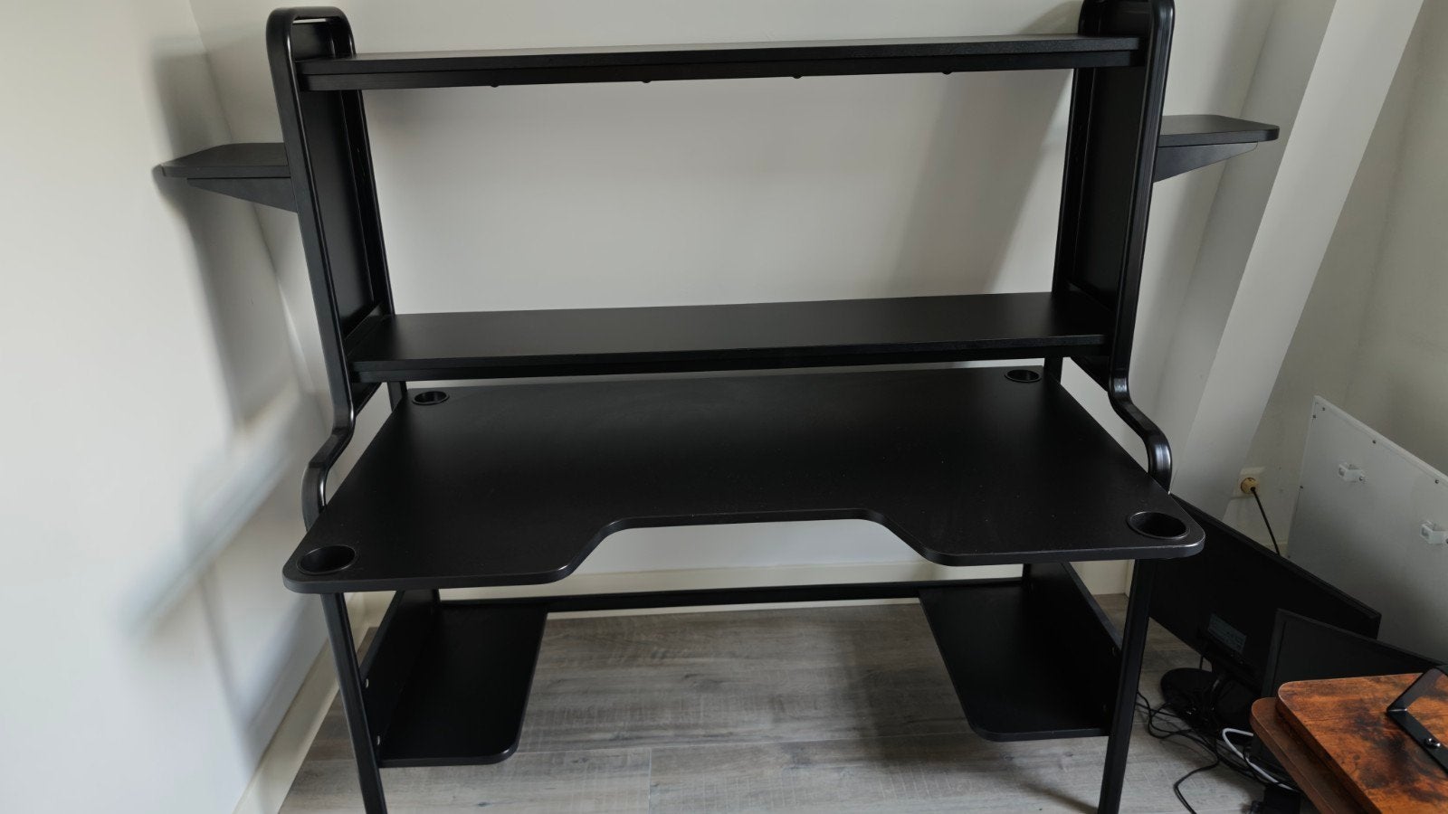 Ikea FREDDE Gaming Bureau, Ophalen, Zwart, Demontabel, Spaanplaat of MDF