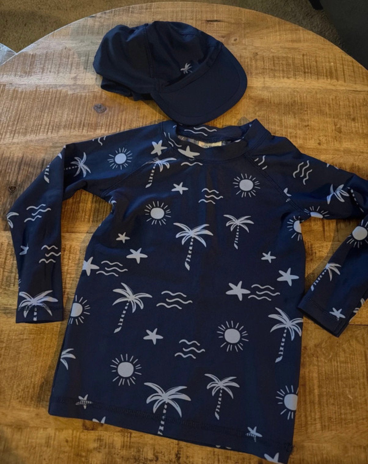UV shirt en petje maat 98/104, Kinderen en Baby's, Kinderkleding | Maat 98, Ophalen of Verzenden, Zo goed als nieuw, Meisje