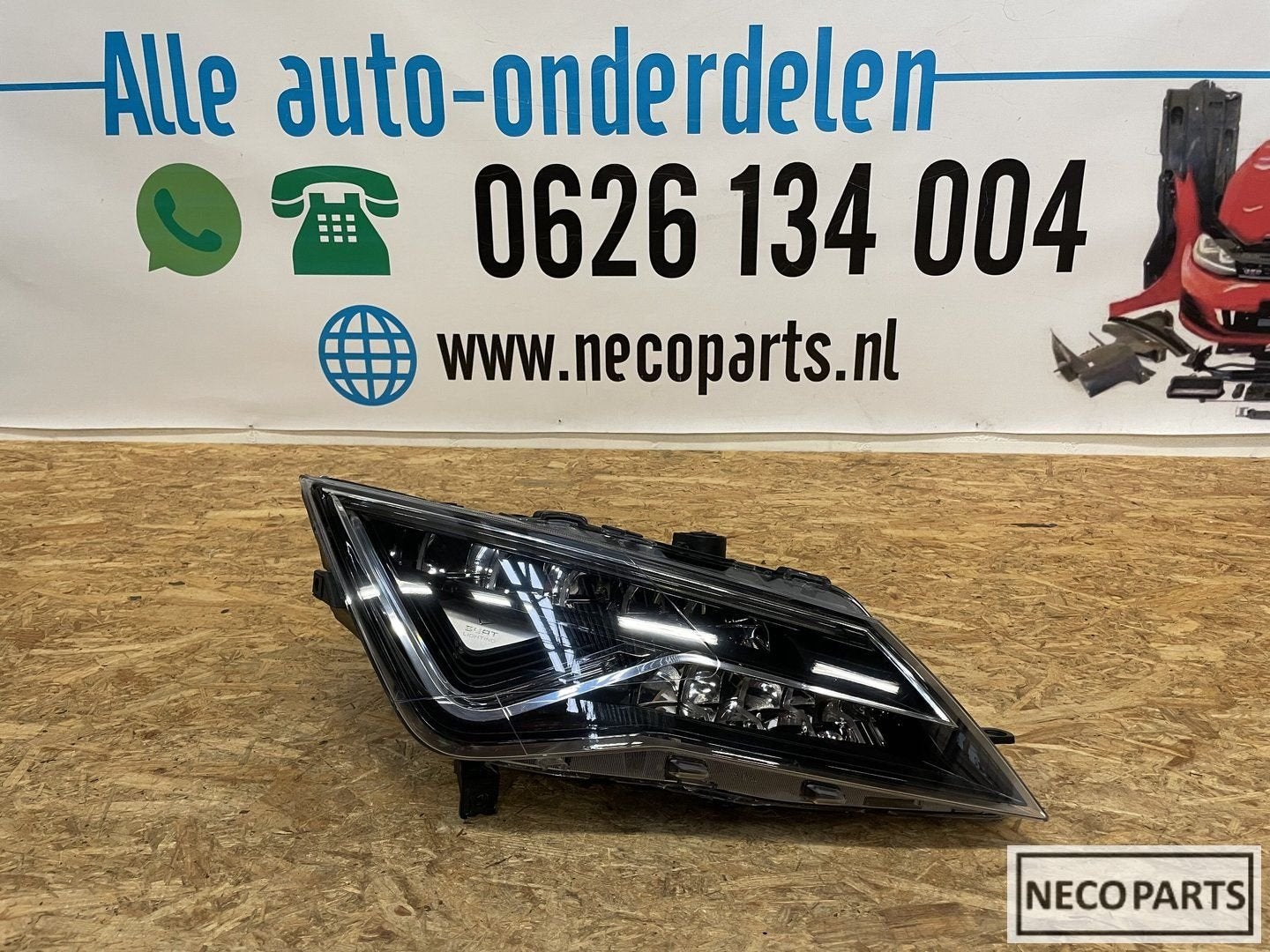 SEAT LEON 5F FACELIFT VOL LED KOPLAMP RECHTS 5F1941008L, Gebruikt, -, -, Ophalen of Verzenden