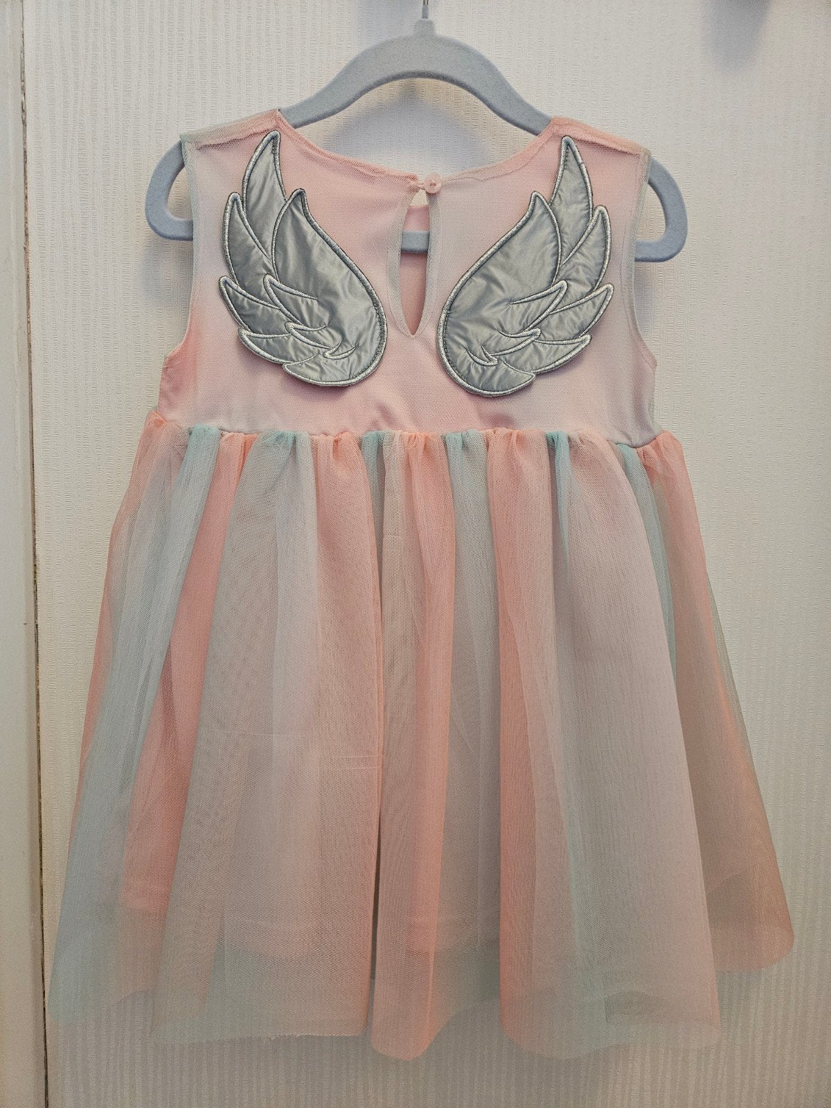Name It jurkje maat 80 met angel vleugels, Kinderen en Baby's, Babykleding | Maat 80, Meisje, Jurkje of Rokje, Ophalen of Verzenden