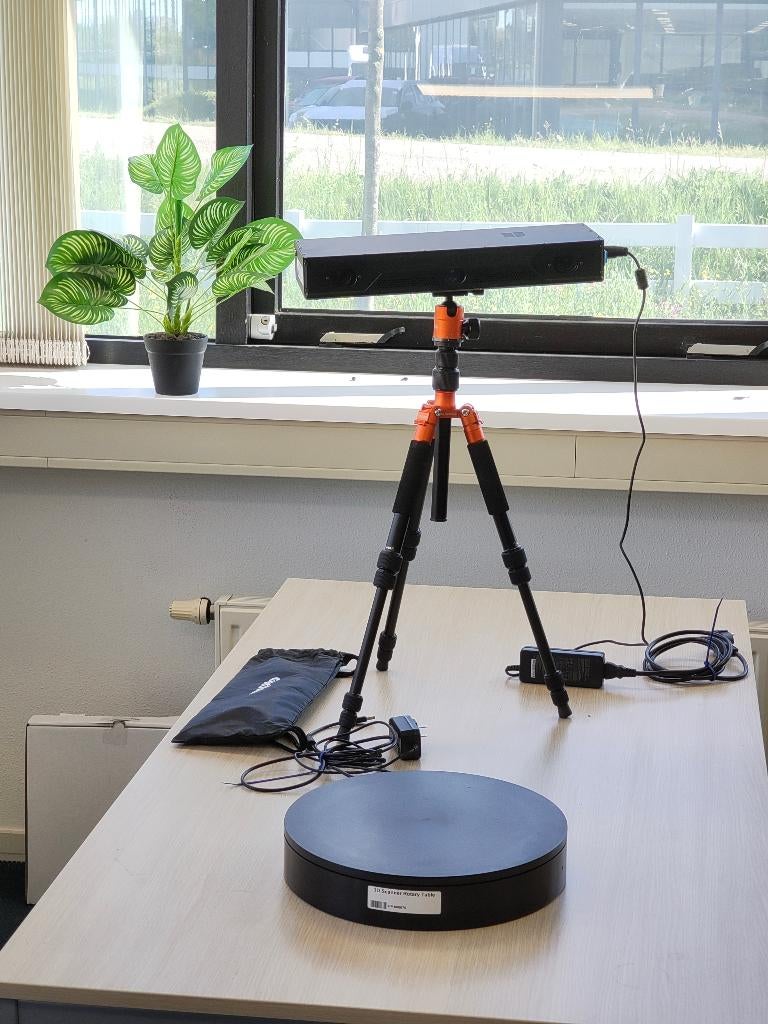 Polyga Compact L6 3D scanner + Polyga Rotary table + statief, Computers en Software, Scanners, Ophalen, Polyga, Gebruikt, Overige typen