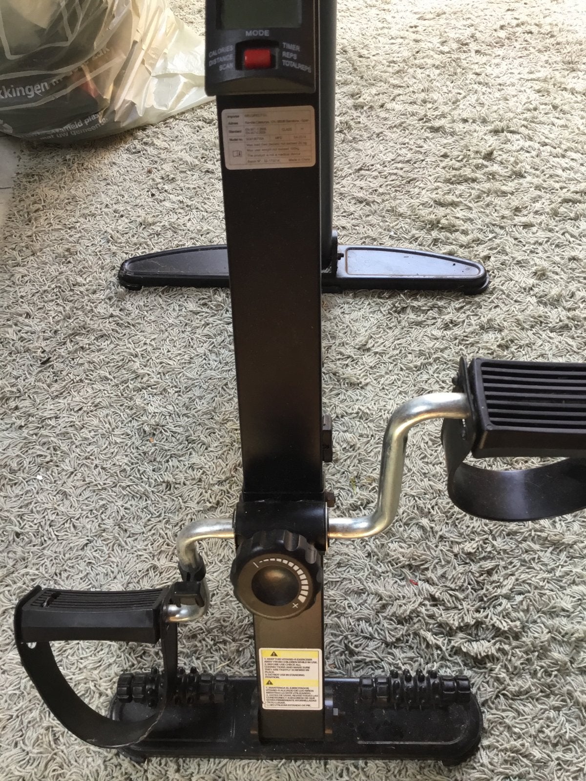 Vitarid-r Mini Hometrainer - Compact en Effectief, Ophalen, Gebruikt, Armen, Metaal