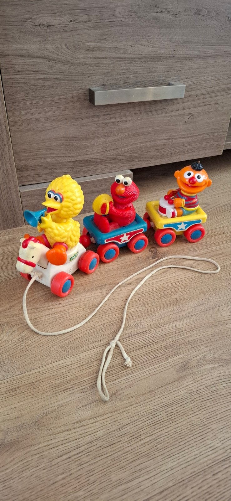 Vintage Sesamstraat treintje, Kinderen en Baby's, Ophalen of Verzenden, Gebruikt, Overige typen