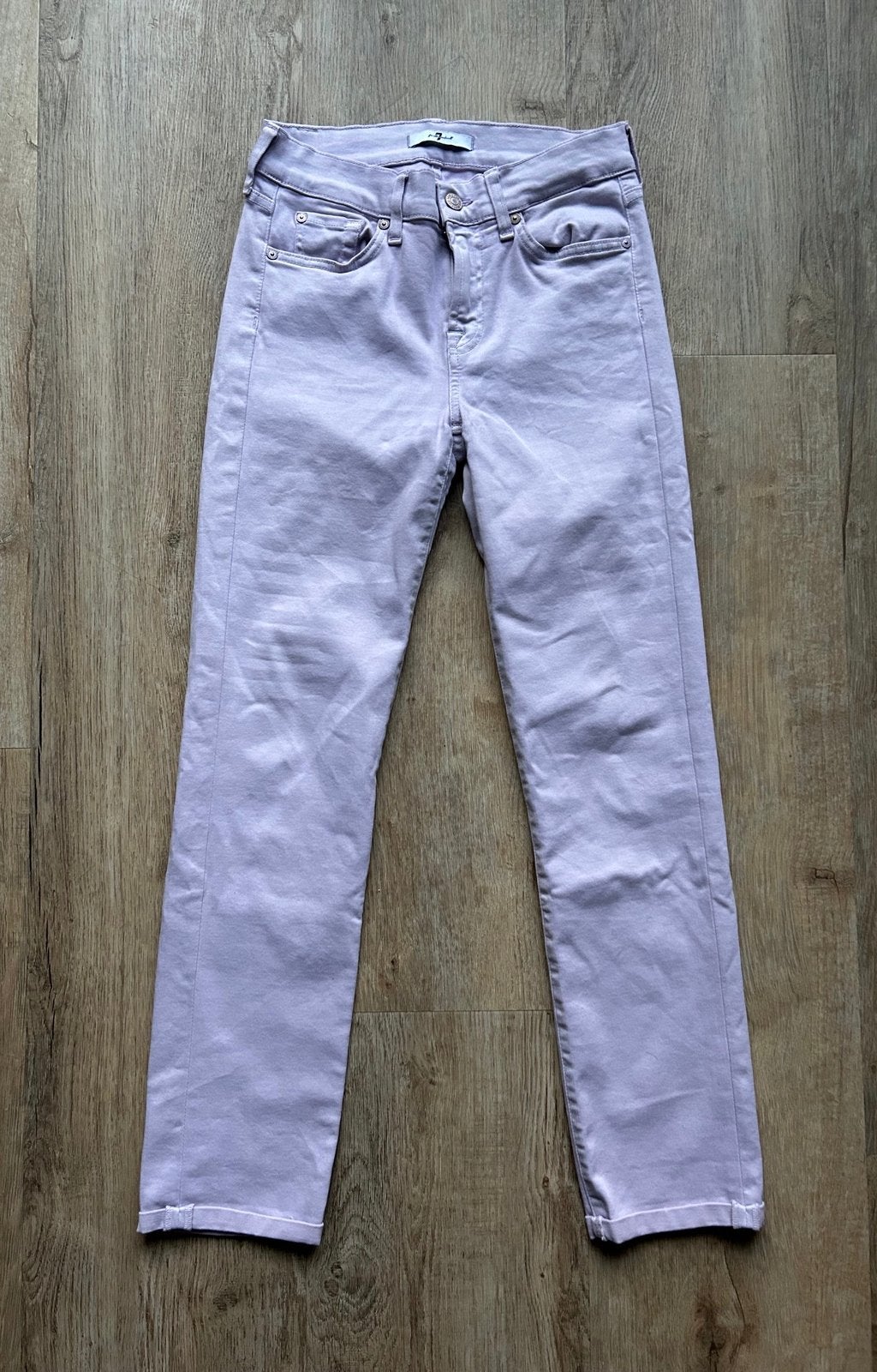 Lila jeans ZGAN (27), Ophalen of Verzenden, Zo goed als nieuw, Overige kleuren, W27 (confectie 34) of kleiner