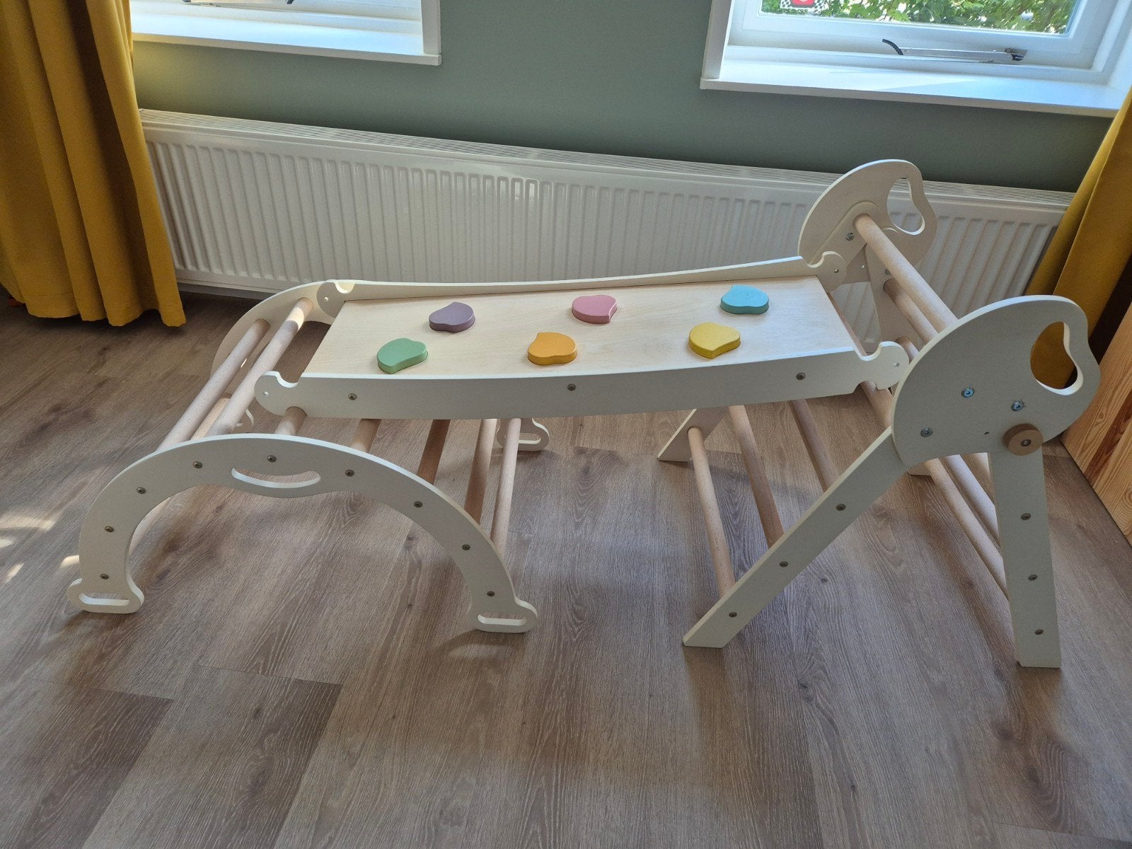 4 in 1 houten klimset voor peuters, Ophalen, Gebruikt, Jongen of Meisje