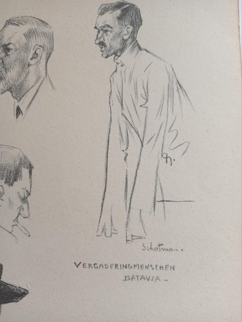 Gabrielse prent Nederlands Indië Indonesië, Ophalen of Verzenden, Voor 1940, Gebruikt, Overige onderwerpen