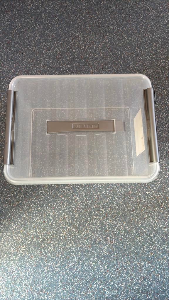 Opberg doos met deksel en handvat 40x30x18, Doos, Minder dan 35 cm, Minder dan 50 cm, Ophalen of Verzenden