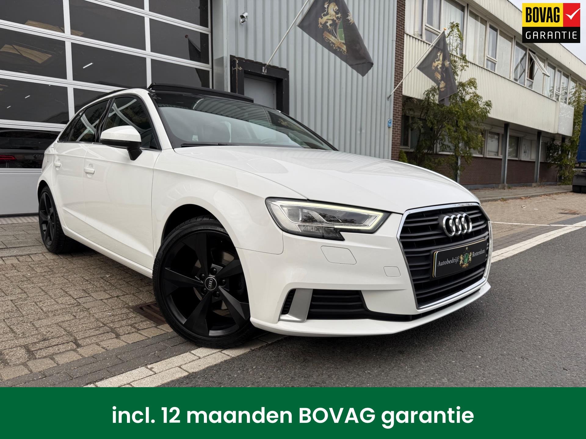 Audi A3 Sportback 1.5 TFSI Sport 150PK PDC/LMV-18/NAVI/PANO, Stof, 4 cilinders, Wit, Origineel Nederlands