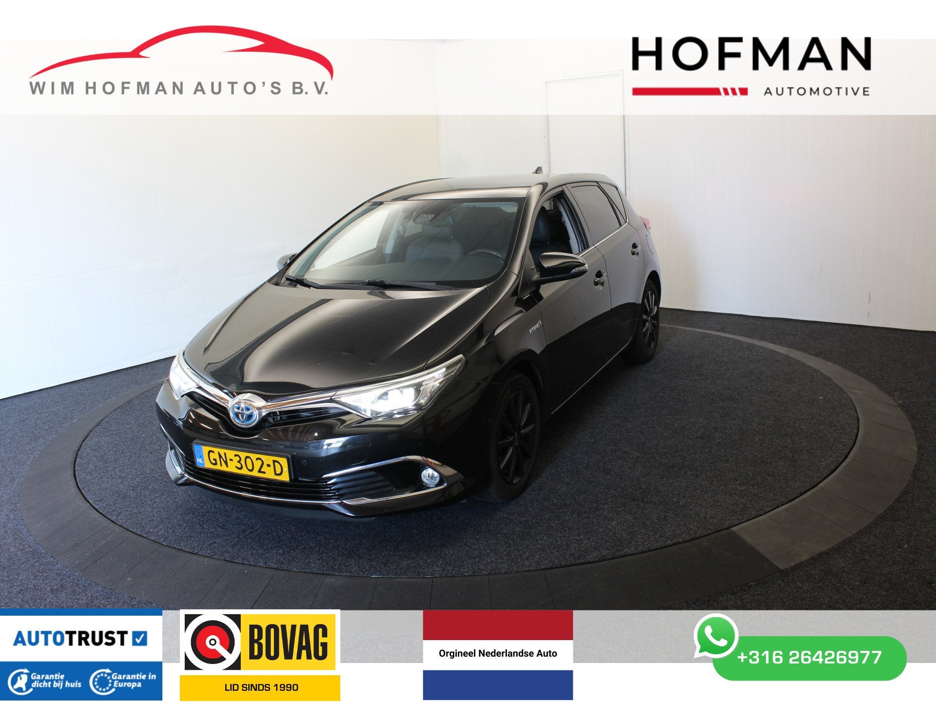 Toyota Auris 1.8 Hybrid Dynamic Camera Stoelverw Dealer onde, Auto's, Toyota, Dealer onderhouden, Gebruikt, 4 cilinders, Met garantie (alle)