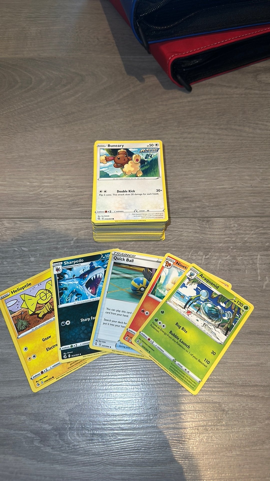 120 Pokemon Kaarten - Fusion Strike, Ophalen of Verzenden, Zo goed als nieuw, Meerdere kaarten