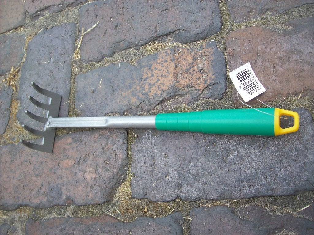 Handhark mini hark hoogwaardig gepoedercoat kwaliteitsstaal, Ophalen of Verzenden, Nieuw, Hark