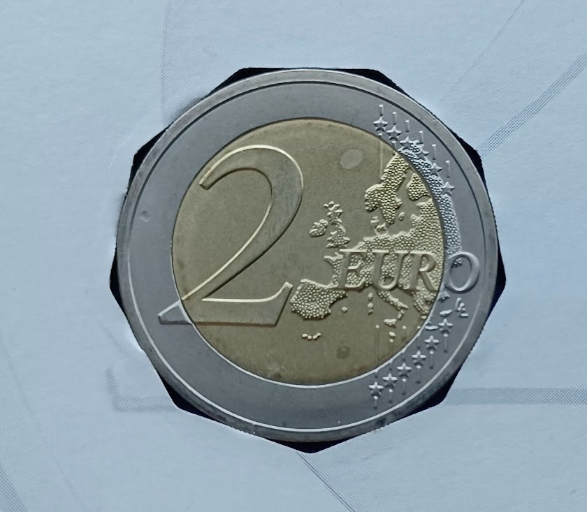 Griekenland 2 Euro "Europese Vlag" - 2015 (AMK), Postzegels en Munten, Munten | Europa | Euromunten, Ophalen of Verzenden, Griekenland