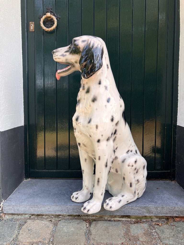 Vintage porseleinen Dalmatiër, Ophalen, Zo goed als nieuw, Dier