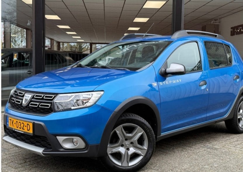 Dacia Sandero 0.9 Tce 90pk S&S Stepway 2018 Blauw, Auto's, Voorwielaandrijving, 898 cc, Stof, Blauw