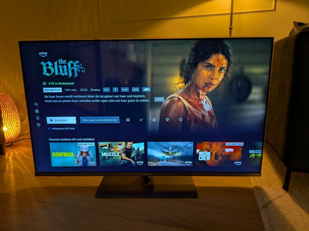 Panasonic tx-49fxw784, Ophalen, LED, Panasonic, Zo goed als nieuw