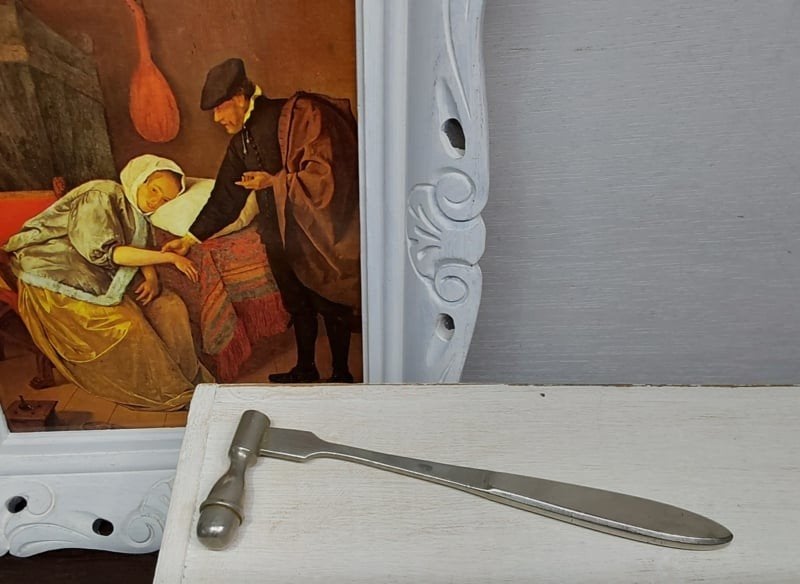 vintage medische reflex hamertje, Ophalen of Verzenden