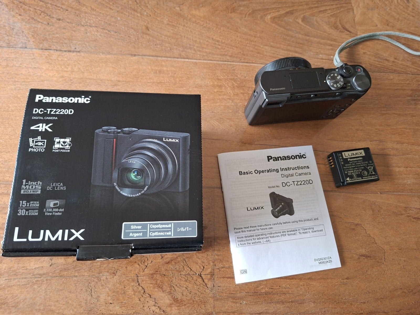 Panasonic Lumix DC-TZ220D (zie tekst), Gebruikt, Beeldstabilisatie, Ophalen of Verzenden, Compactcamera