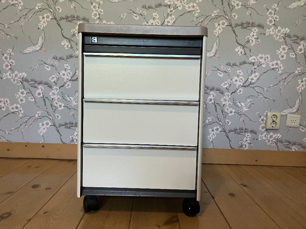Vintage Gispen ladekast 70er jaren, Ophalen, Gebruikt, 50 tot 100 cm, Industrieel Gispen Design
