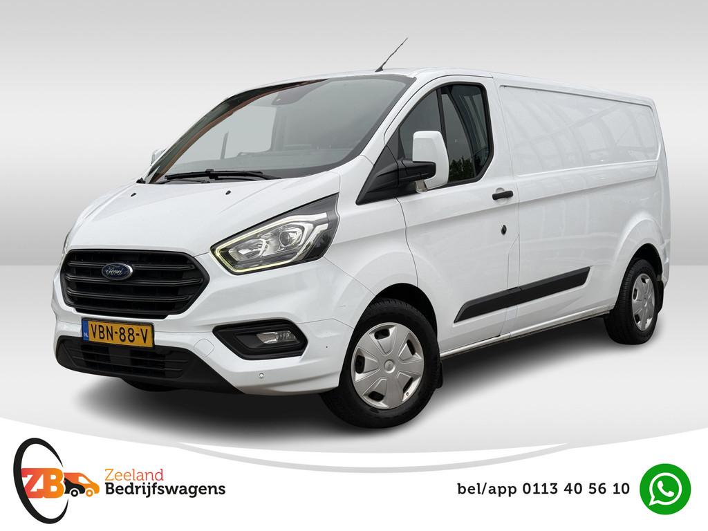 Ford Transit Custom 300 2.0 TDCI L2H1 Trend | NL-auto | Navi, Auto's, Stof, Gebruikt, 4 cilinders, Lichtsensor