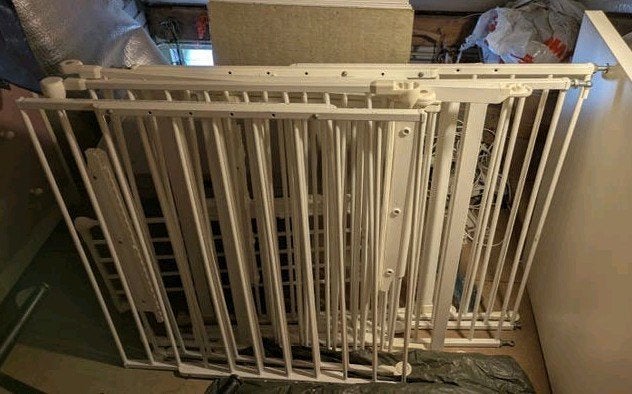 BabyDan Traphekjes - trap- en flexset, Kinderen en Baby's, Traphekjes, Ophalen, Zo goed als nieuw, Metaal of IJzer, 115 cm of meer