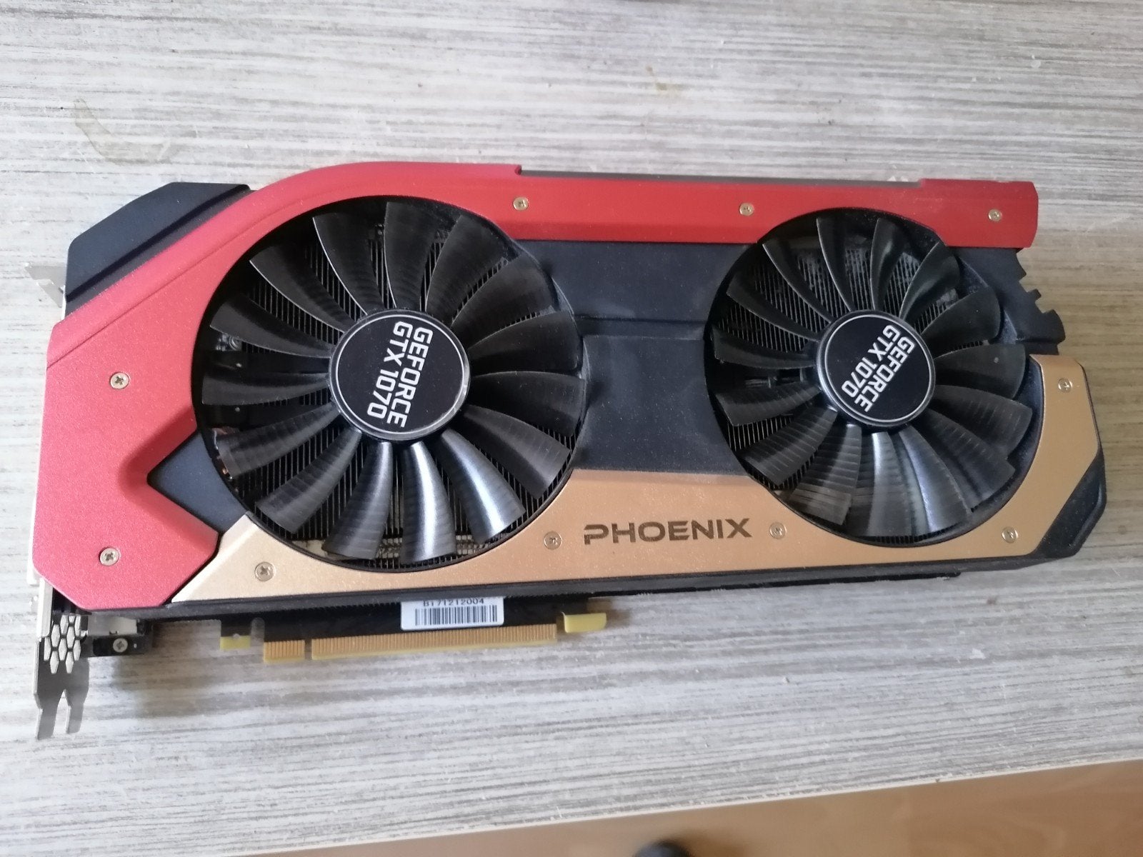 Gainward geforce gtx 1070 8gb phoenix oc, Computers en Software, Videokaarten, Ophalen, Zo goed als nieuw, GDDR5, PCI-Express 3