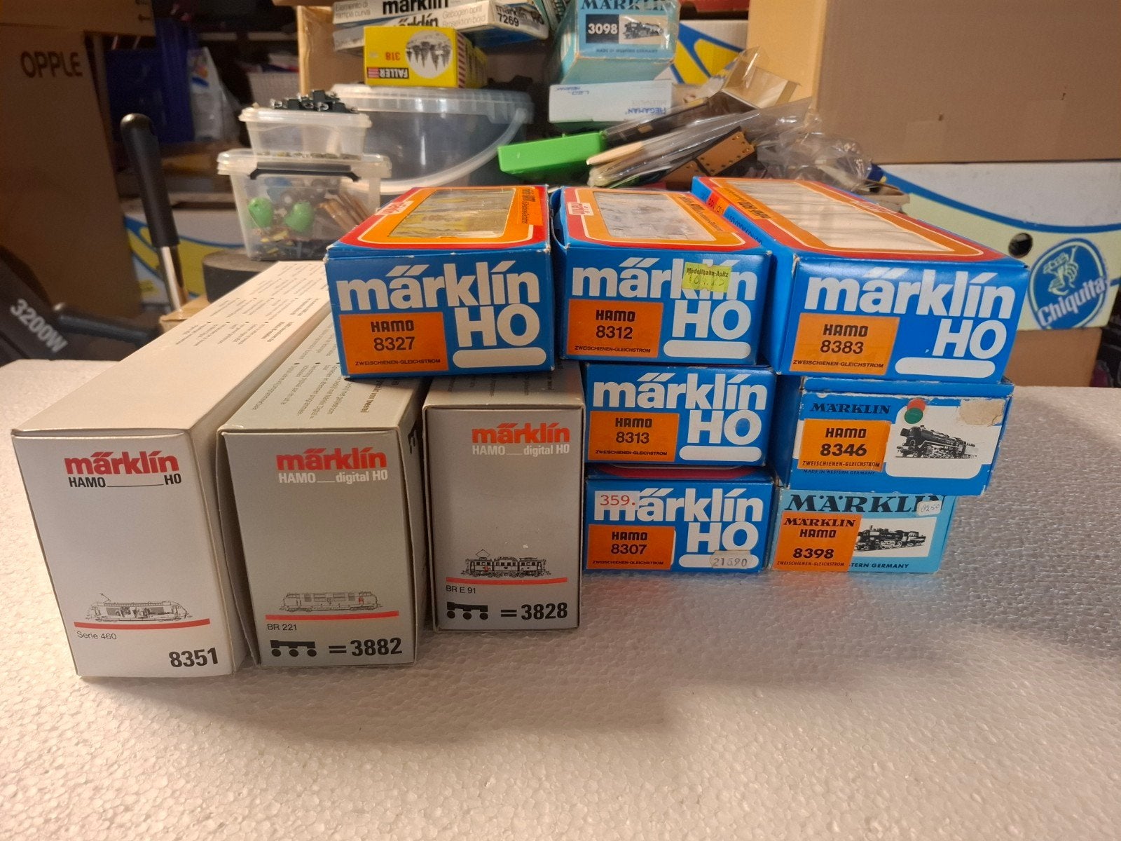 Marklin lege lok dozen hamo, Hobby en Vrije tijd, Modeltreinen | H0, Wisselstroom, Locomotief, Ophalen of Verzenden, Zo goed als nieuw