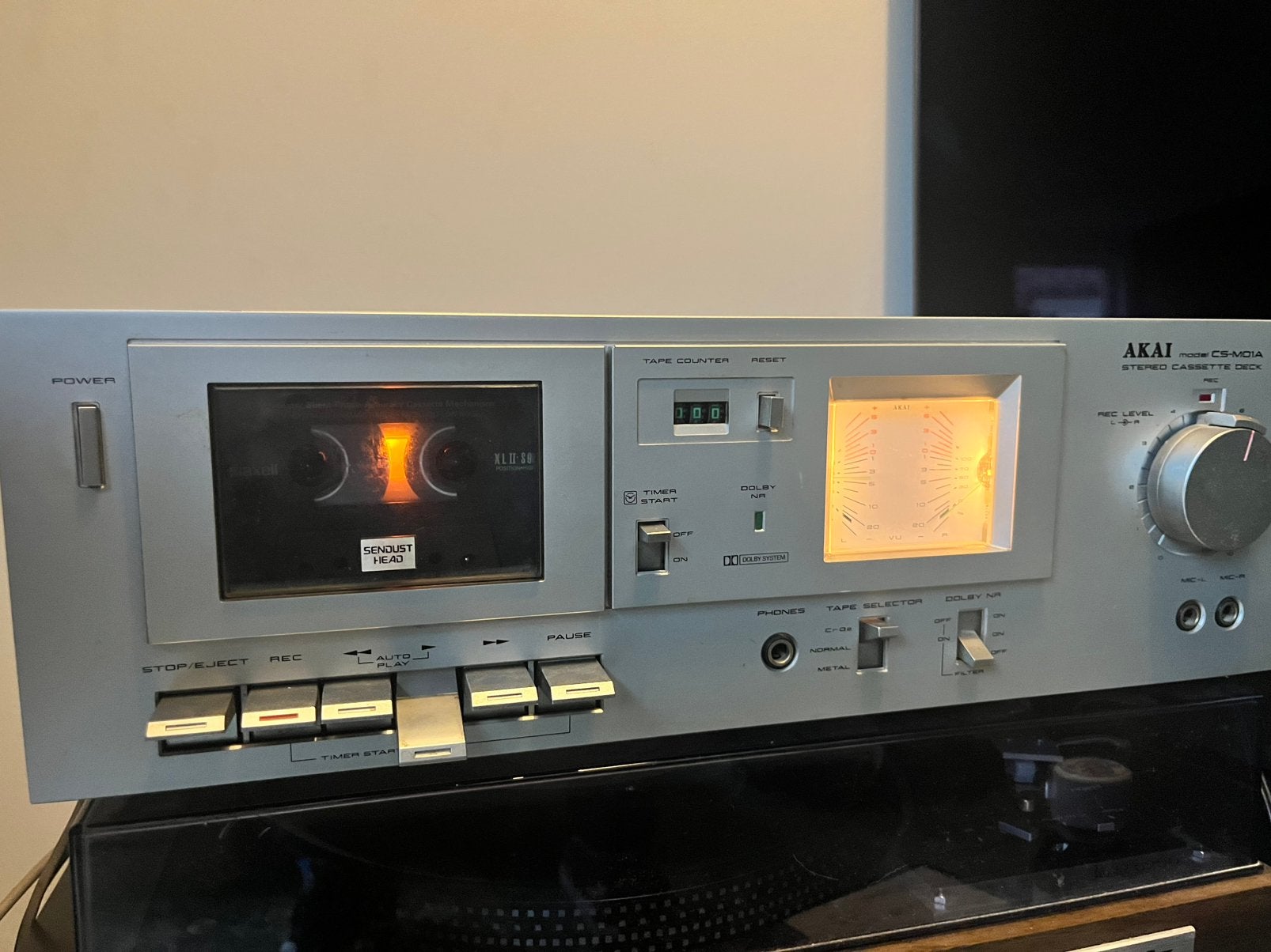 Akai CS-M01A cassettespeler cassettedeck, Ophalen, Akai