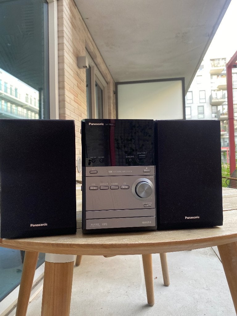 Panasonic sa-pm24 stereo, Cd-speler, Zo goed als nieuw, Microset, Ophalen