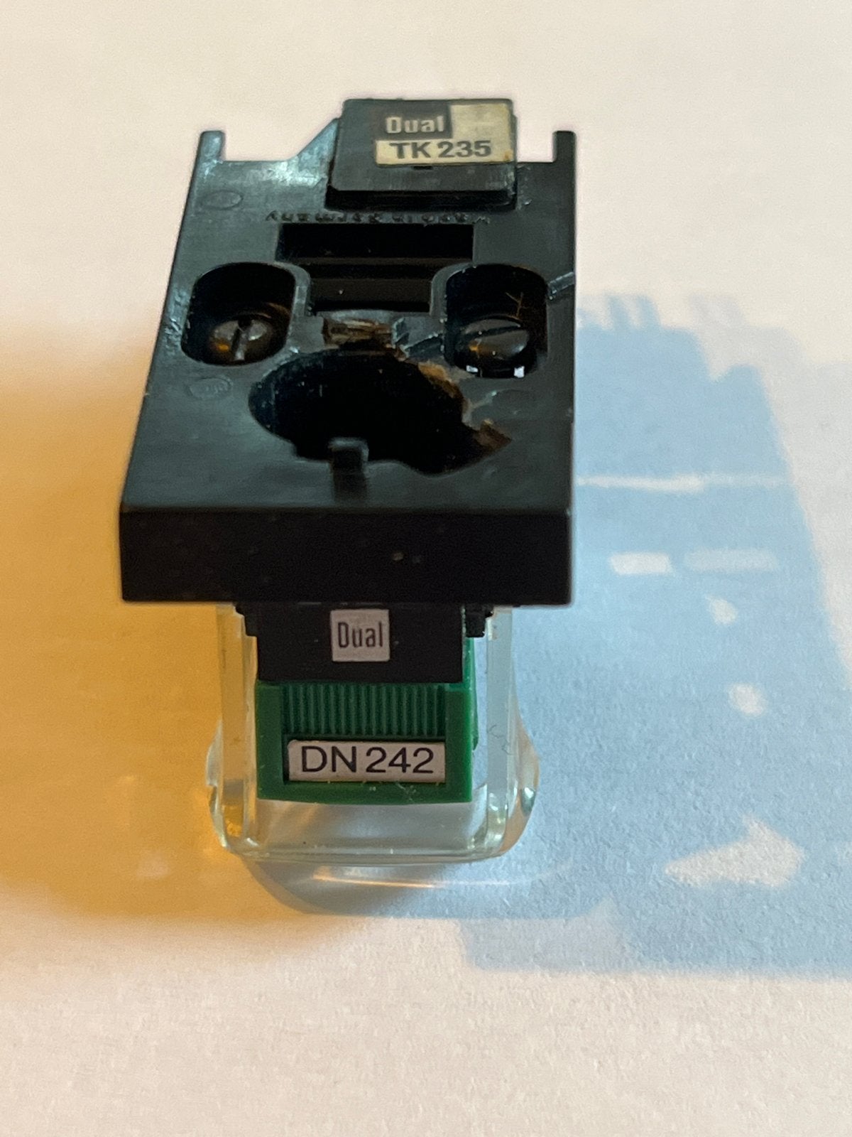 Dual TK235 element met DN242 naald voor platenspeler, Ophalen of Verzenden, Zo goed als nieuw, Platenspeler-onderdeel, Dual