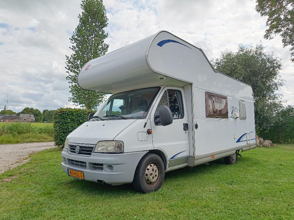 Fiat Burstner alkoof gezinscamper, Koelkast, Alkoof, Ringverwarming, Fiat