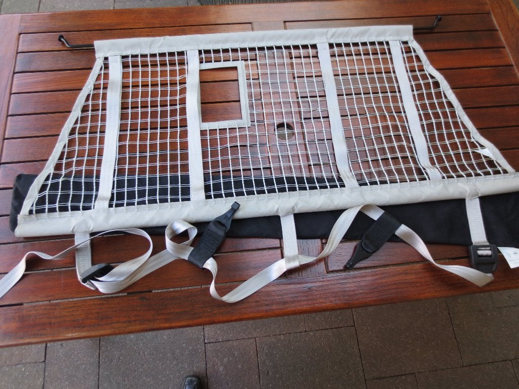 Origineel bagagenet / hondenrek voor Renault Scenic, Ophalen, Zo goed als nieuw