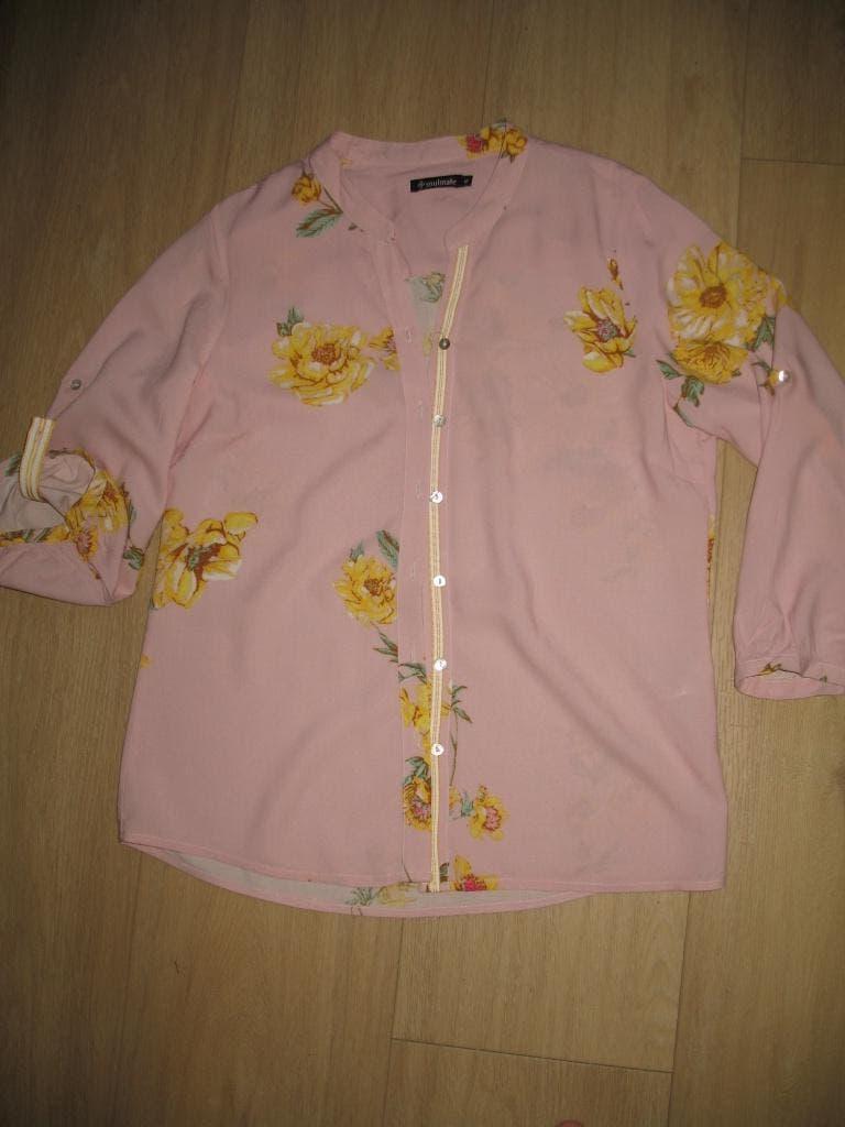 Soulmate Blouse Licht Roze met Bloemen Mt S Ongedragen, Kleding | Dames, Nieuw, Ophalen of Verzenden, Soulmate, Roze