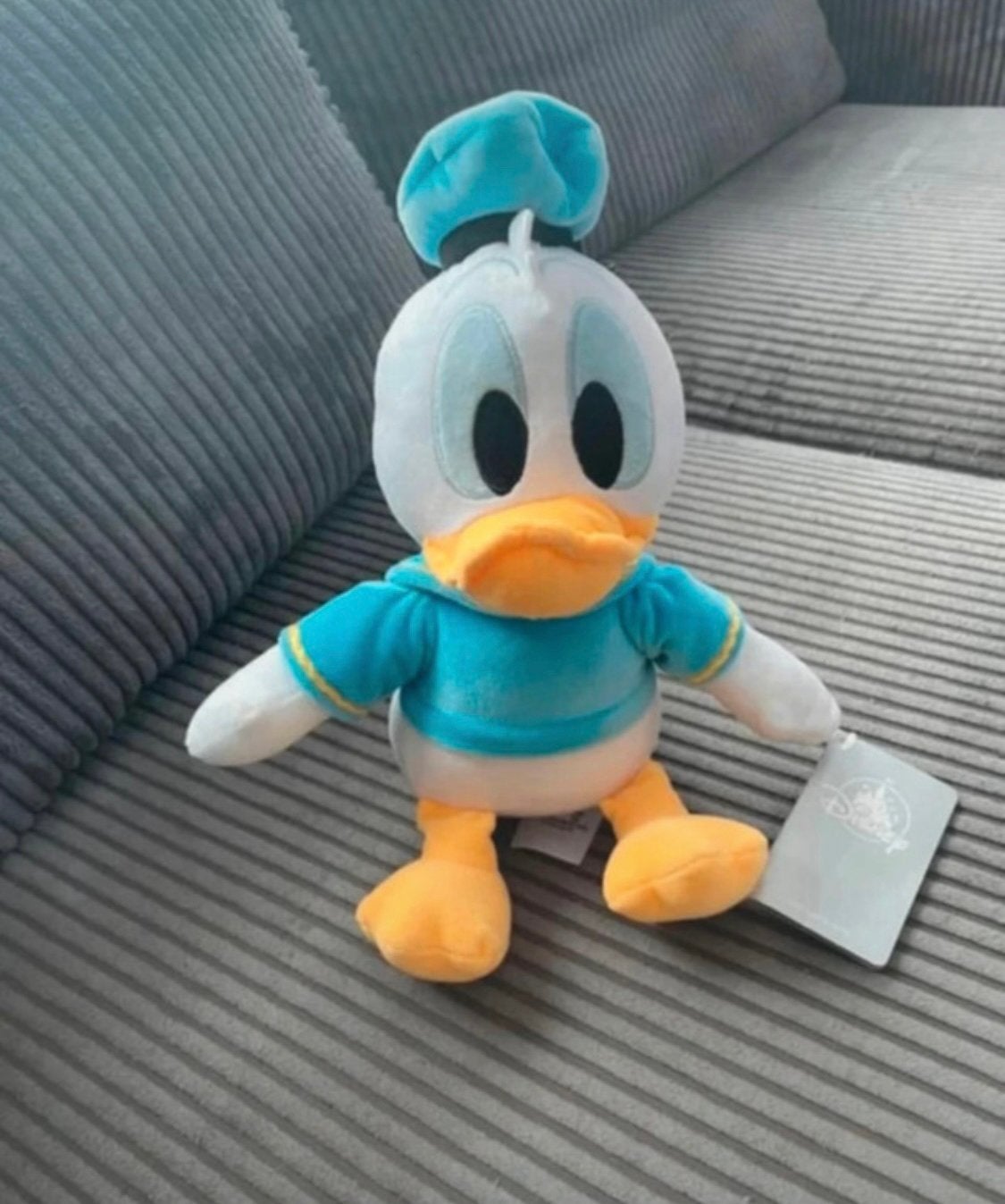 Nieuw! Disney store knuffel van Donald Duck 30 cm baby kind, Disney, Disney, Blauw, Nieuw
