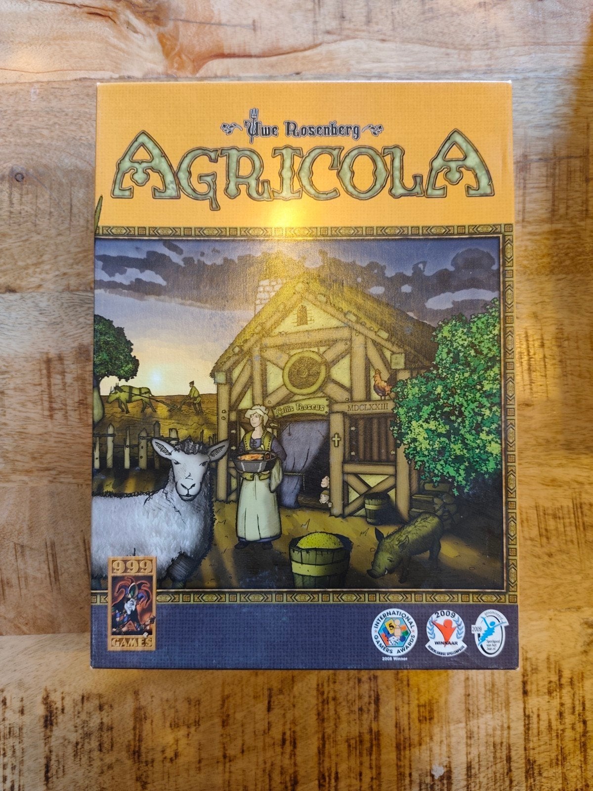 Agricola Bordspel, Een of twee spelers, Ophalen of Verzenden, Gebruikt, 999 Games
