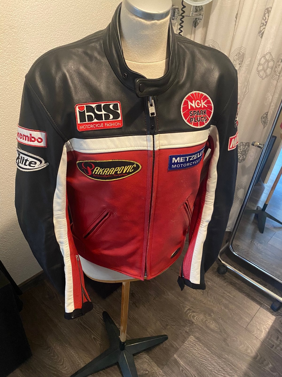 IXS leren motorjas maat 50, Motoren, Kleding | Motorkleding, Ophalen of Verzenden, Tweedehands, Heren, Jas | leer
