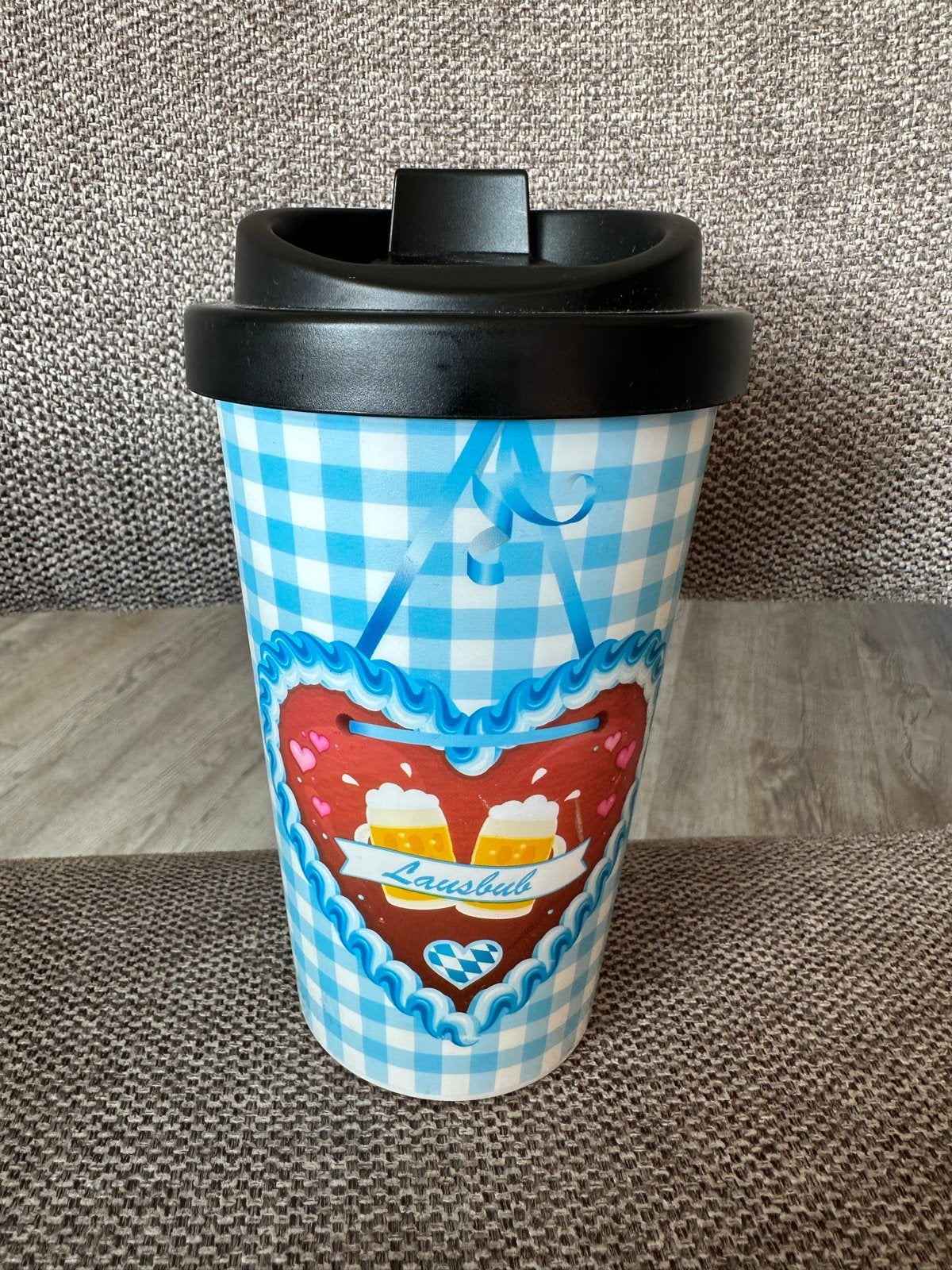 Nieuwe Warmhouder Beker Oktoberfeest Design, Kunststof, Nieuw, Ophalen of Verzenden, Overige typen