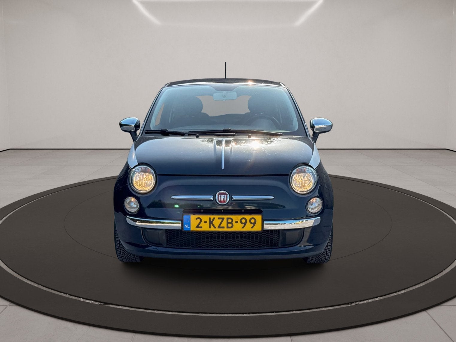 Fiat 500 1.0 TwinAir Pop * NIEUWE APK * AIRCO * NAP PAS *, Euro 5, Stof, Gebruikt, Zwart