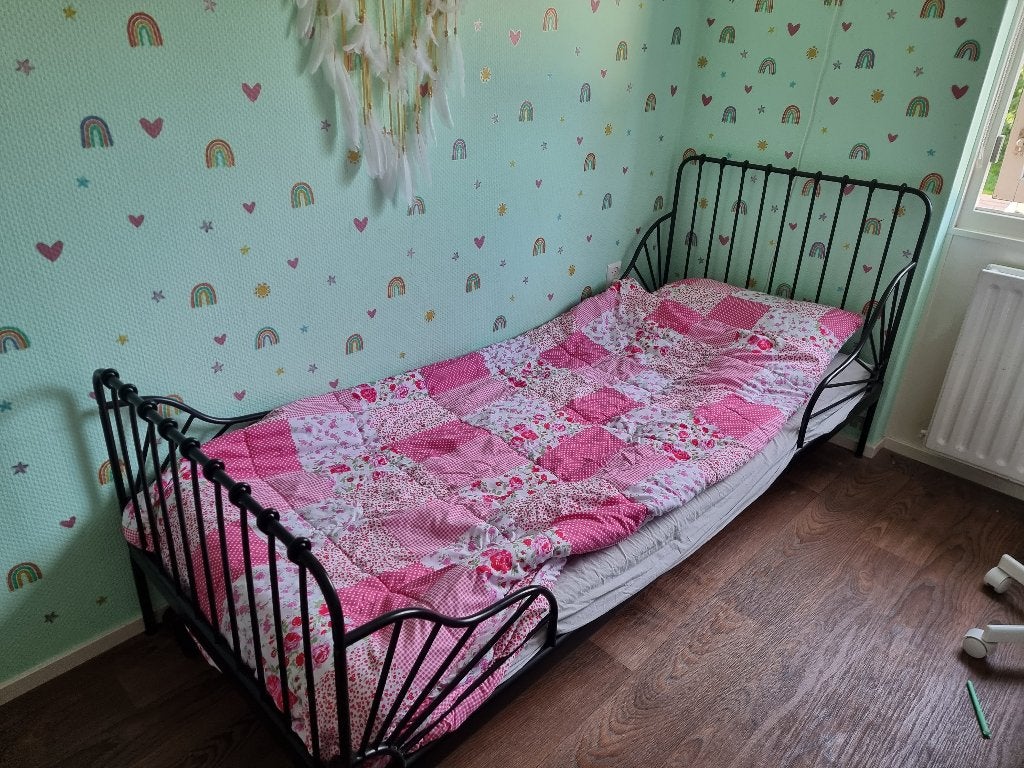 Ikea Minnen, meegroeibed, 70 tot 85 cm, Zo goed als nieuw, 180 cm of meer, Ophalen