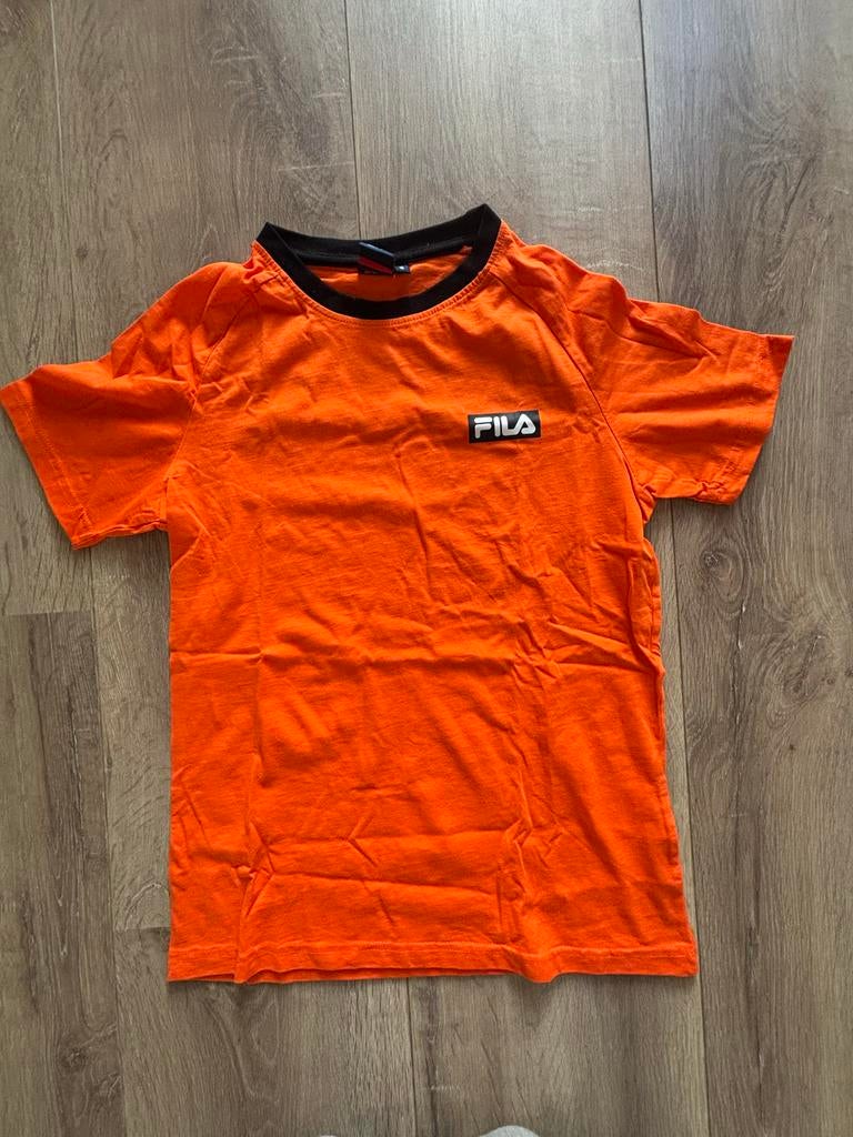 Oranje Fila shirt maat S, Ophalen of Verzenden, Zo goed als nieuw, Maat 46 (S) of kleiner, Oranje