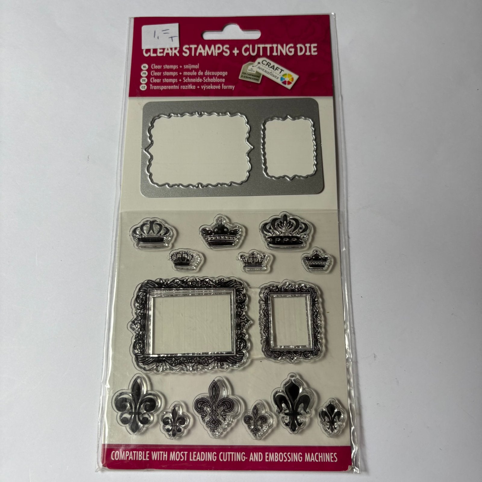 Craft stempel met snijmal set 2, Ophalen of Verzenden, Zo goed als nieuw, Overige thema's, Pons of Mal