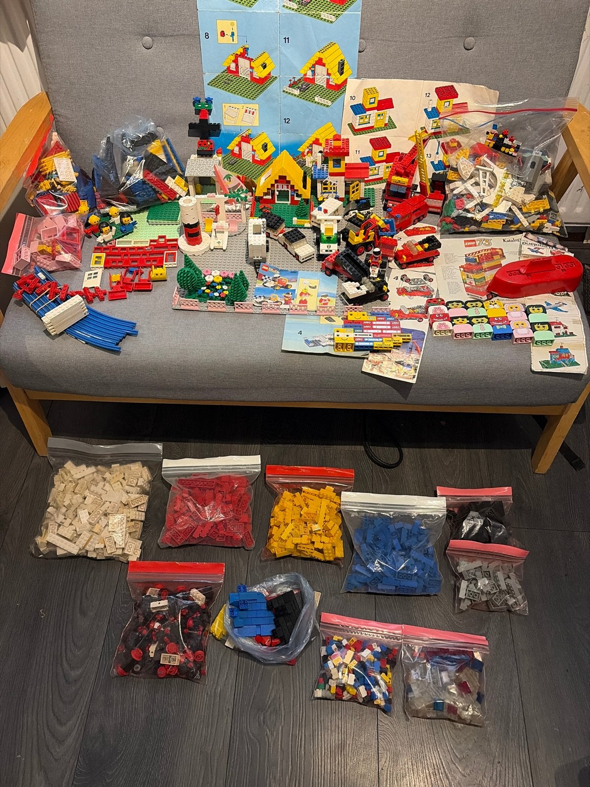 Grote partij vintage Lego uit de jaren '70 en '90, Kinderen en Baby's, Ophalen of Verzenden, Gebruikt